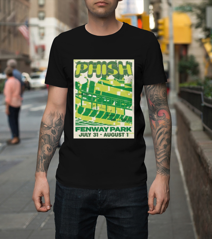 Phish Fenway Park Boston July 31 August 1 Event 2026 T-Shirt
