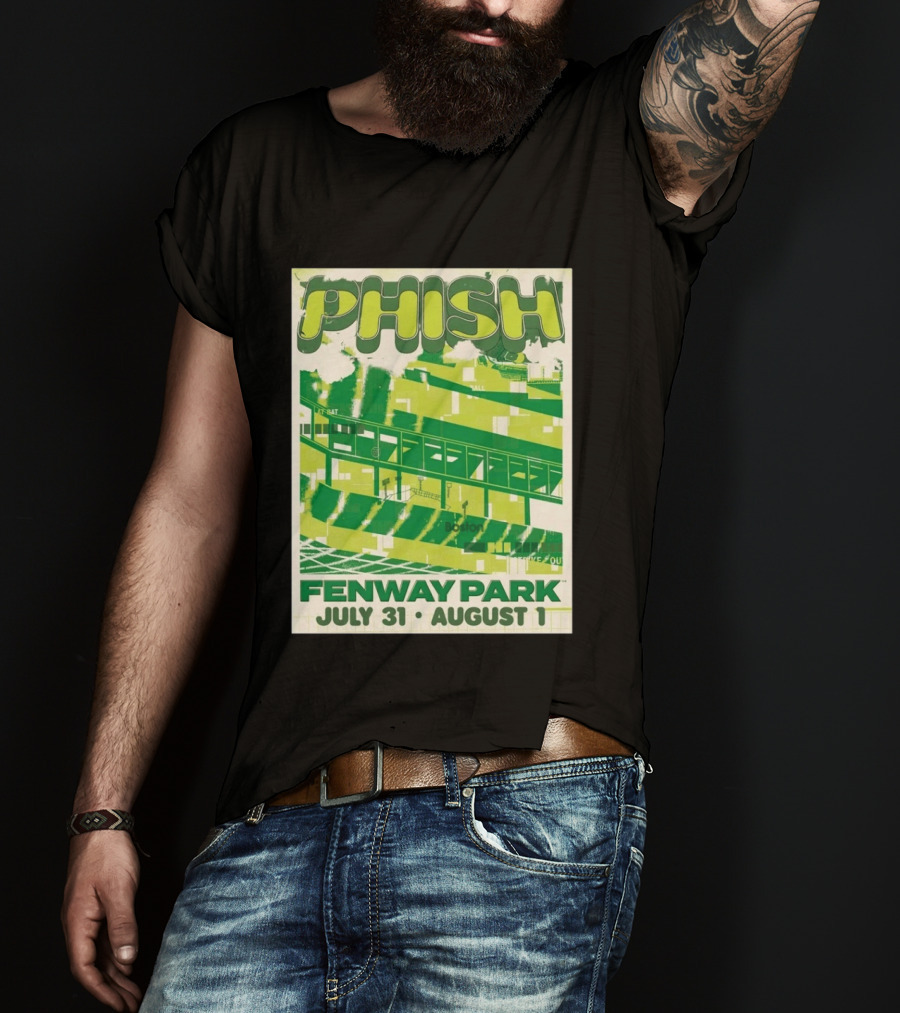 Phish Fenway Park Boston July 31 August 1 Event 2026 T-Shirt
