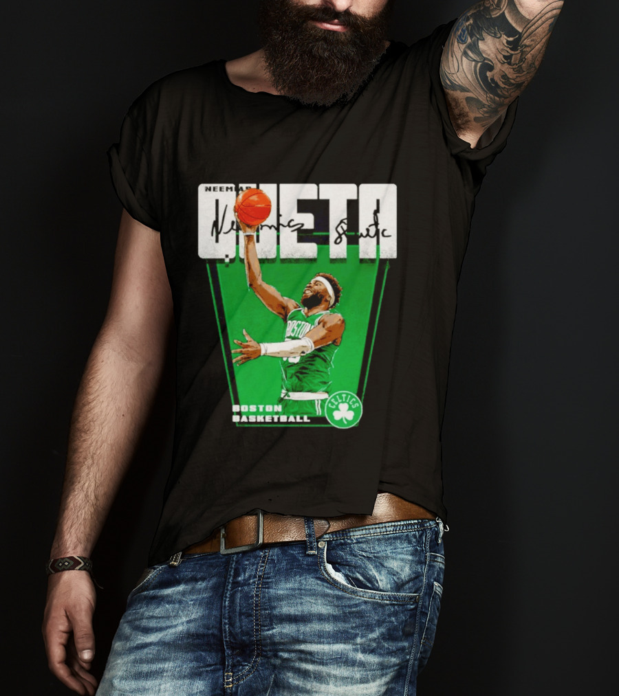 Neemias Queta Boston Celtics Basketball Celtics T-Shirt