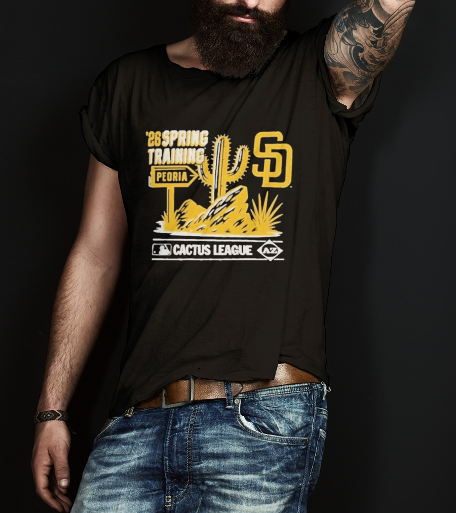 San Diego Padres 2026 Cactus League Spring Training Peoria MLB T-Shirt