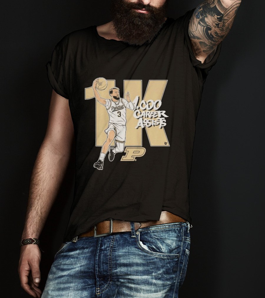 Purdue Basketball 1K Career Assists Braden Smith T-Shirt