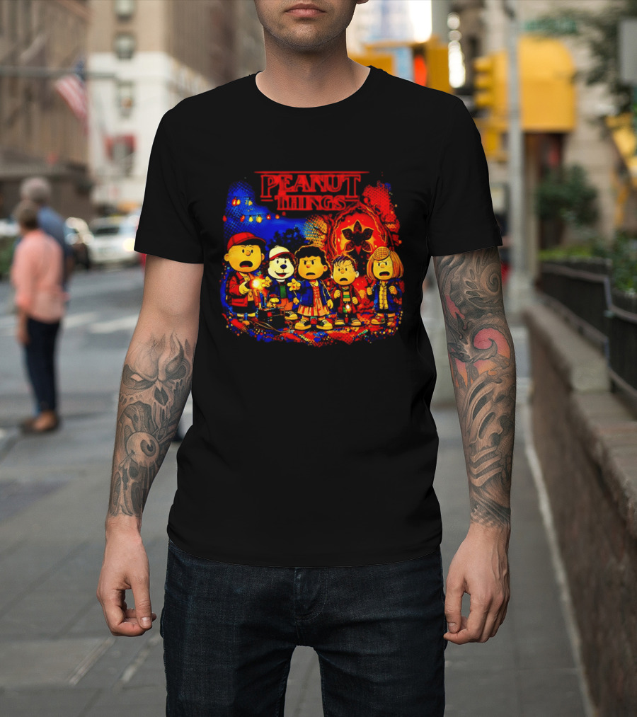 Peanut Things Parody Mashup Mystery Adventures T-Shirt