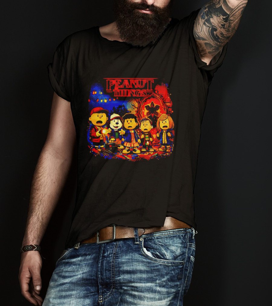 Peanut Things Parody Mashup Mystery Adventures T-Shirt