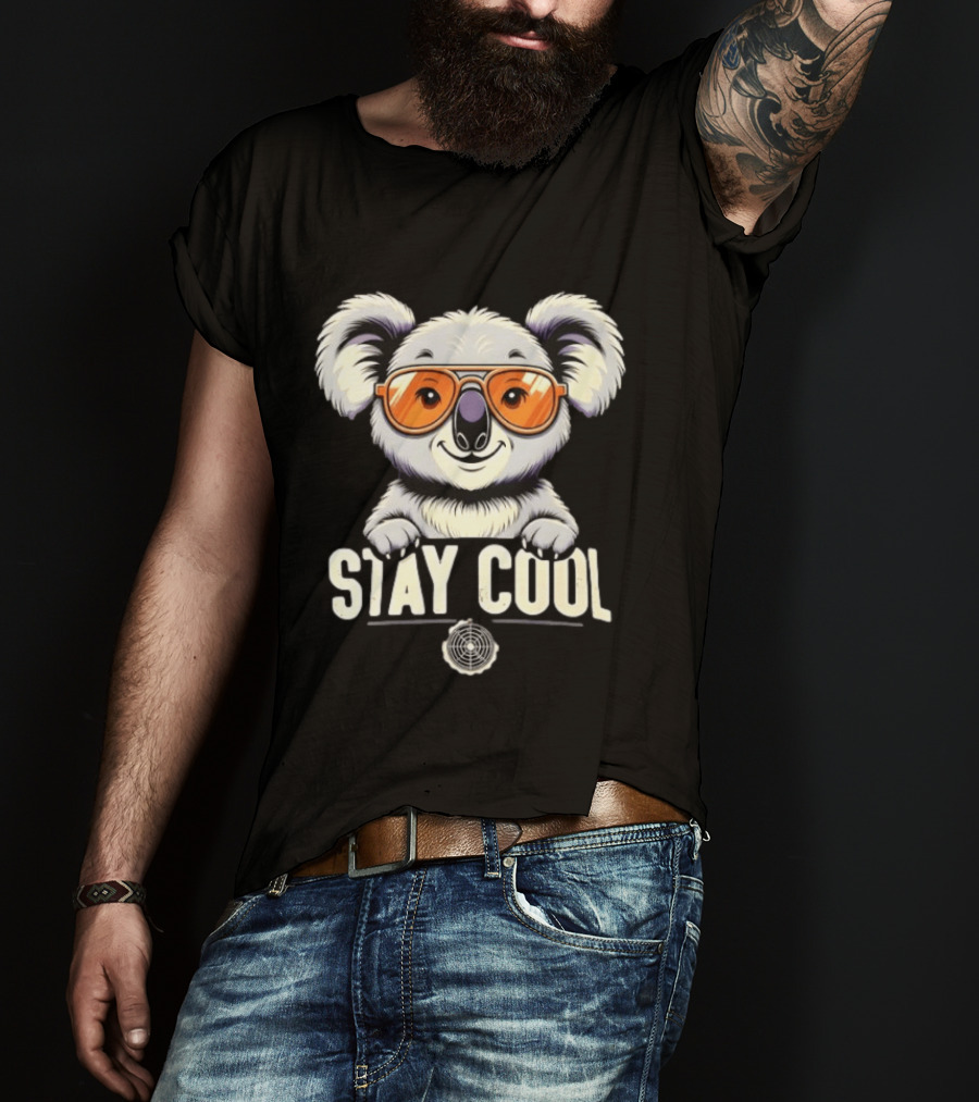 Stay Cool Koala Sunglasses Fun T-Shirt