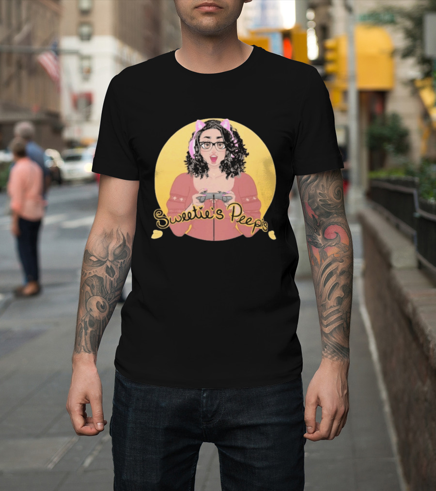 Sweetie's Peeps Gamer Girl Headset And Glasses T-Shirt