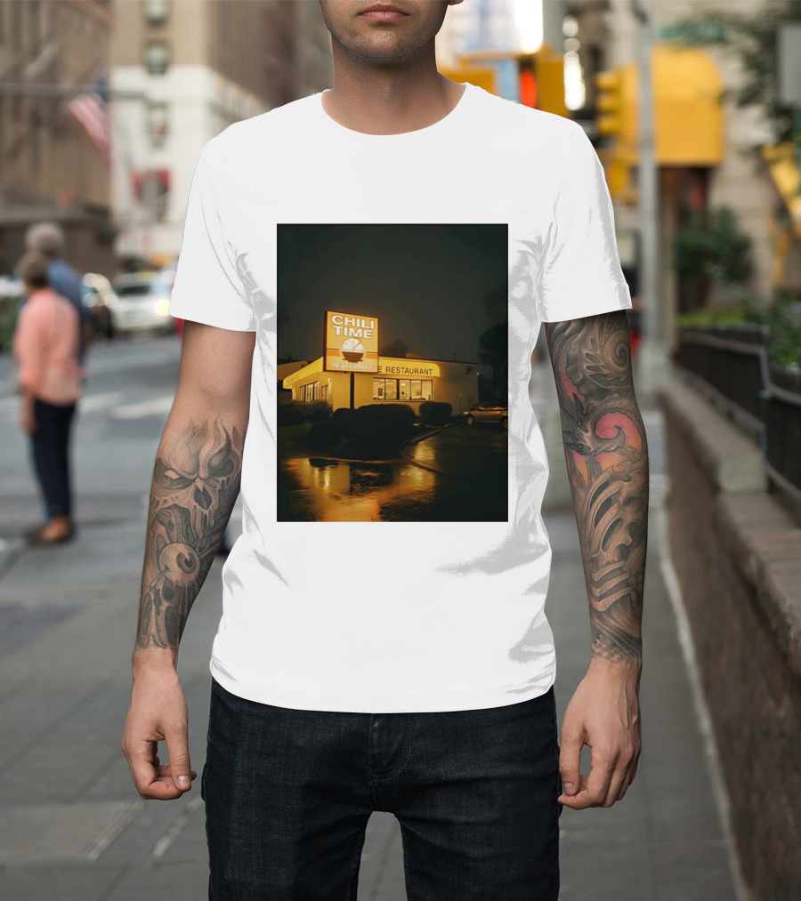 CHILI TIME Night Vibes Restaurant St Bernard Recreation Department T-Shirt
