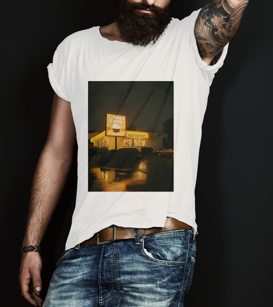 CHILI TIME Night Vibes Restaurant St Bernard Recreation Department T-Shirt