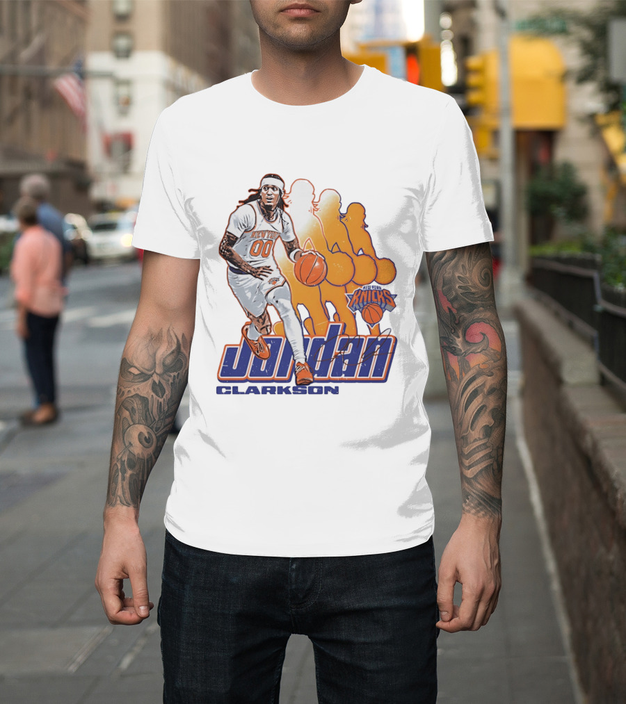 Jordan Clarkson New York Knicks Basketball Sports T-Shirt