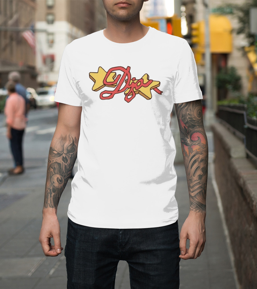 Juls Star Dia Red And Yellow Stars T-Shirt