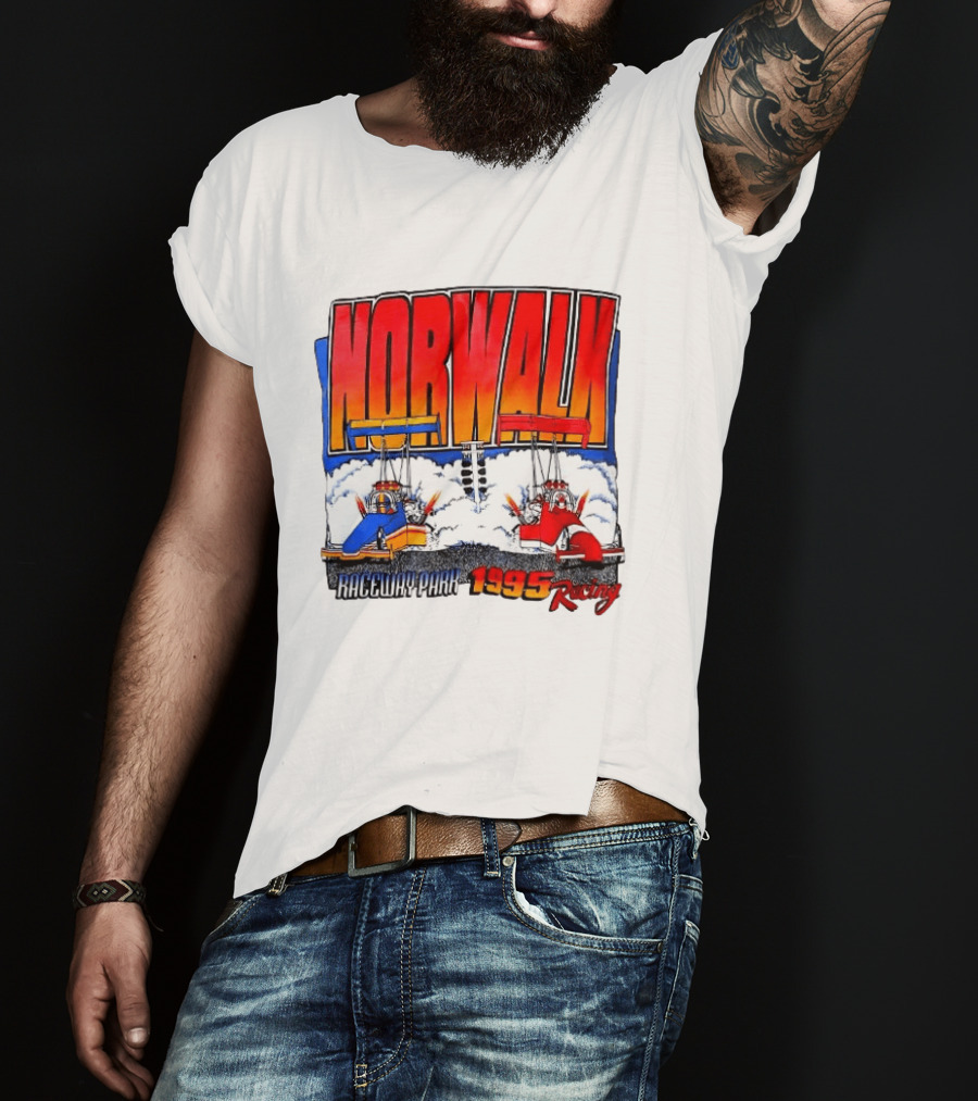 Norwalk Raceway Park 1995 Racing Dragsters Vintage Racing T-Shirt