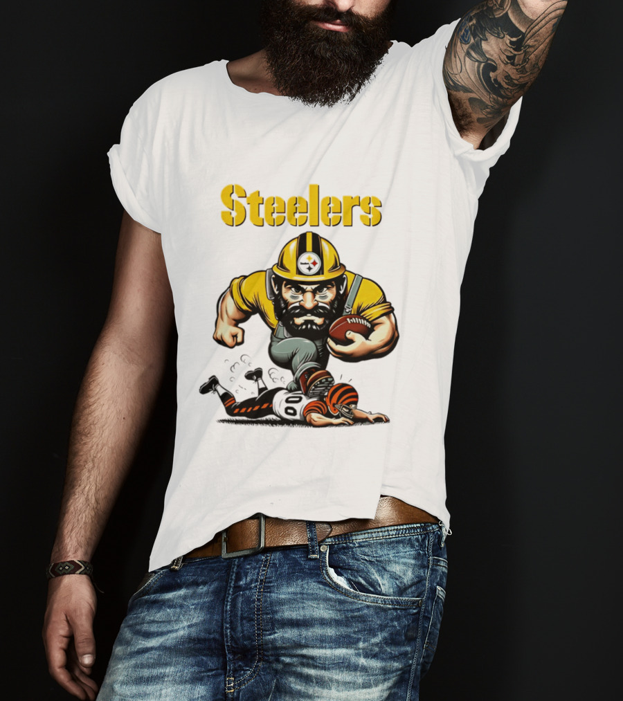 Steelers Dominate Bengals Rivalry Tough Football Showdown T-Shirt
