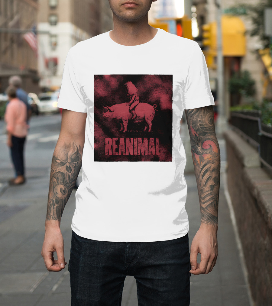 Reanimal Bucket Pig Rider Red T-Shirt
