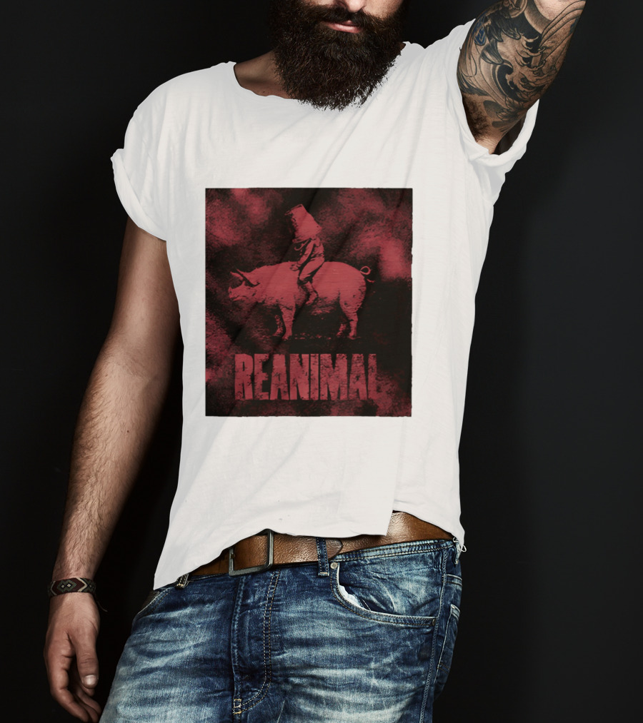 Reanimal Bucket Pig Rider Red T-Shirt