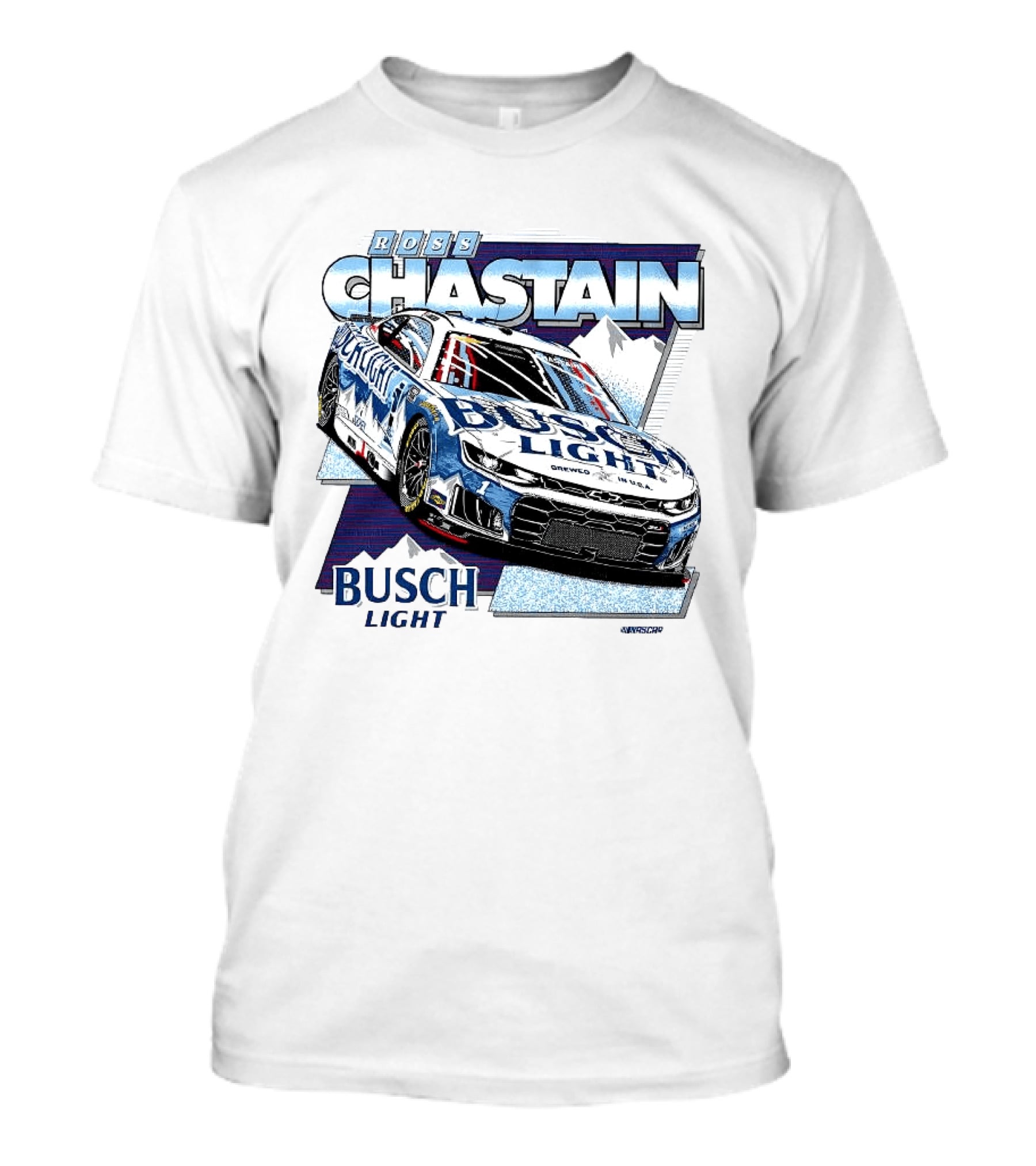Ross Chastain Busch Light NASCAR Racing Car T-Shirt
