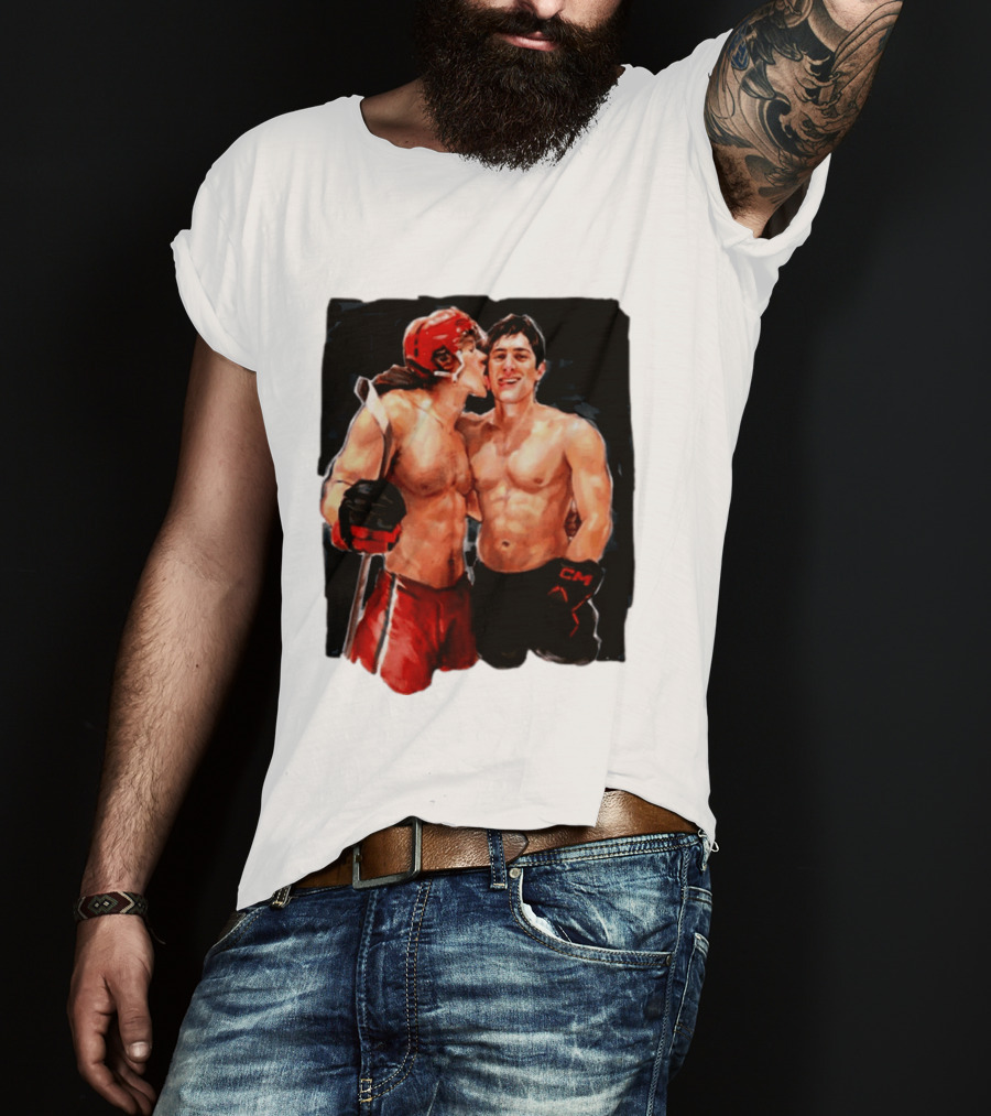Shane Hollander Ilya Rosanov Gay Hockey Romance Painting T-Shirt