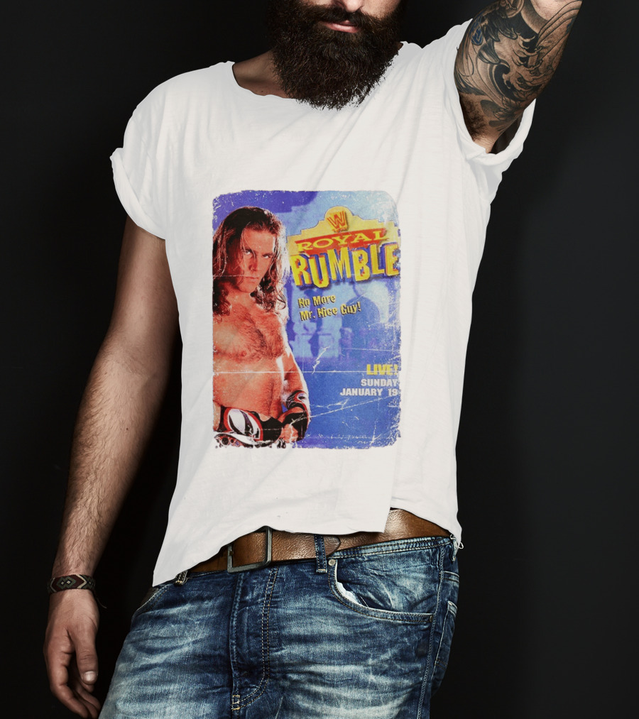 WWF Royal Rumble 1996 No More Mr. Nice Guy Live Sunday January 19 T-Shirt