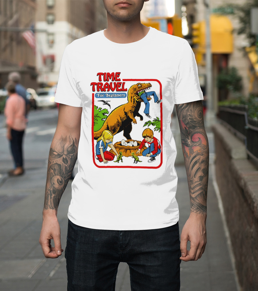Time Travel For Beginners Dinosaur Adventure With Kids And Rex T-Shirt