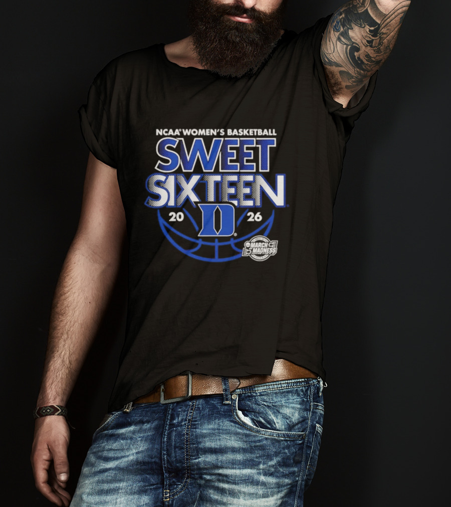 NCAA Women's Basketball Duke 2026 Sweet Sixteen T-Shirt