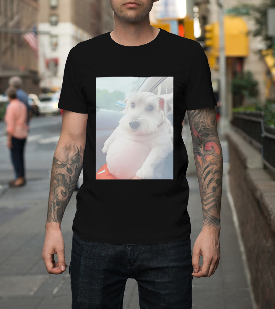 Fat Chud Dog Meme Funny Animal Image T-Shirt