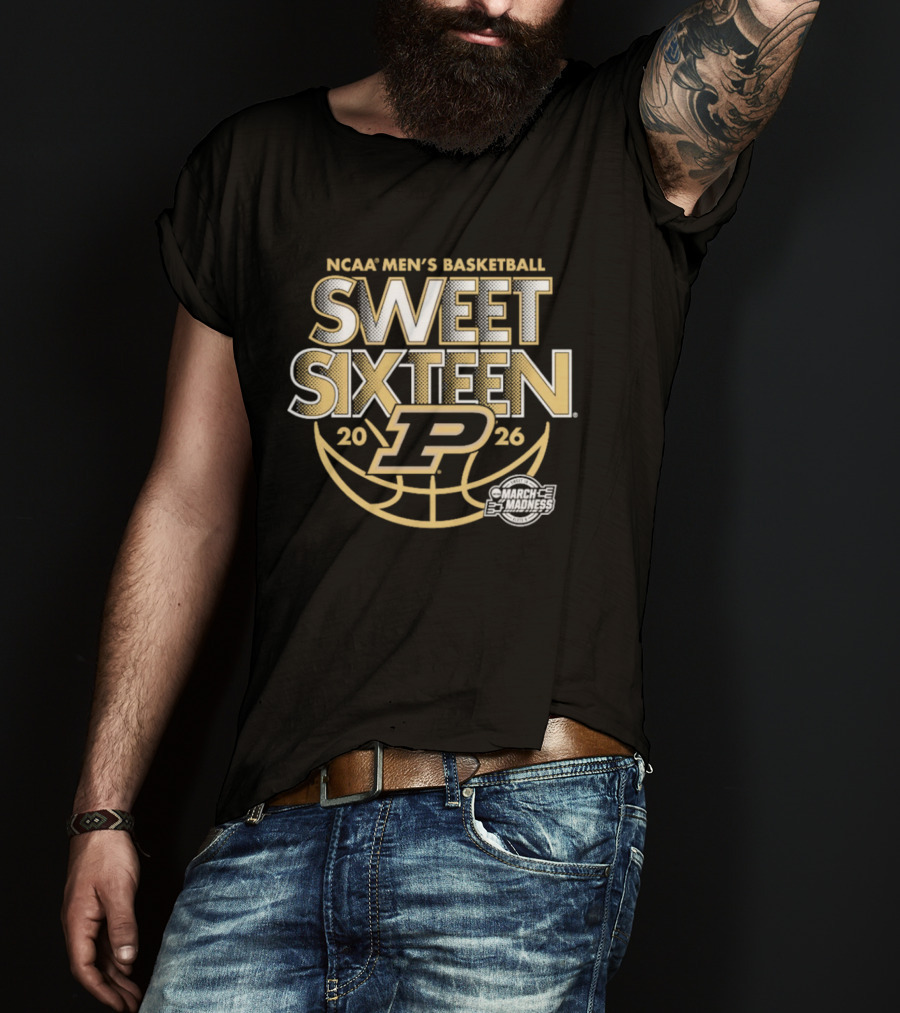NCAA Men's Basketball Purdue 2026 Sweet Sixteen T-Shirt