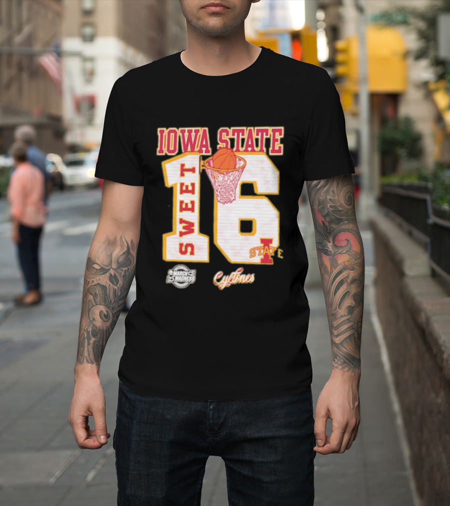 Iowa State Cyclones March Madness Sweet 16 Bound 2026 NCAA Tournament T-Shirt
