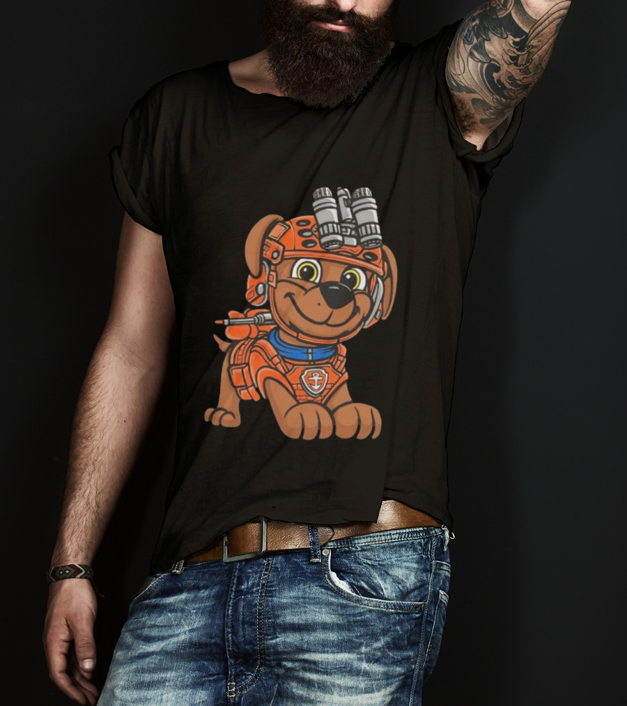 Zuma PAW Patrol Water Rescue Pup With Anchor Emblem And Goggles T-Shirt