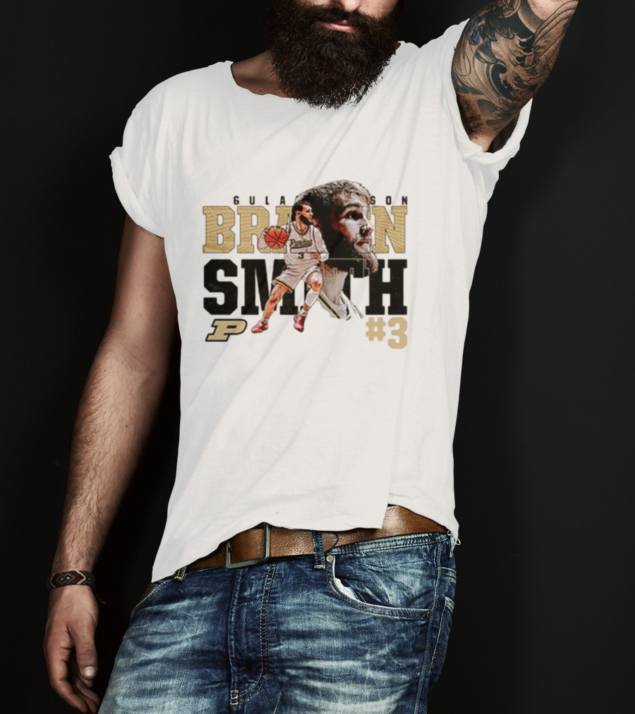 Braden Smith Purdue Boilermakers Basketball #3 Collage Cula Season T-Shirt