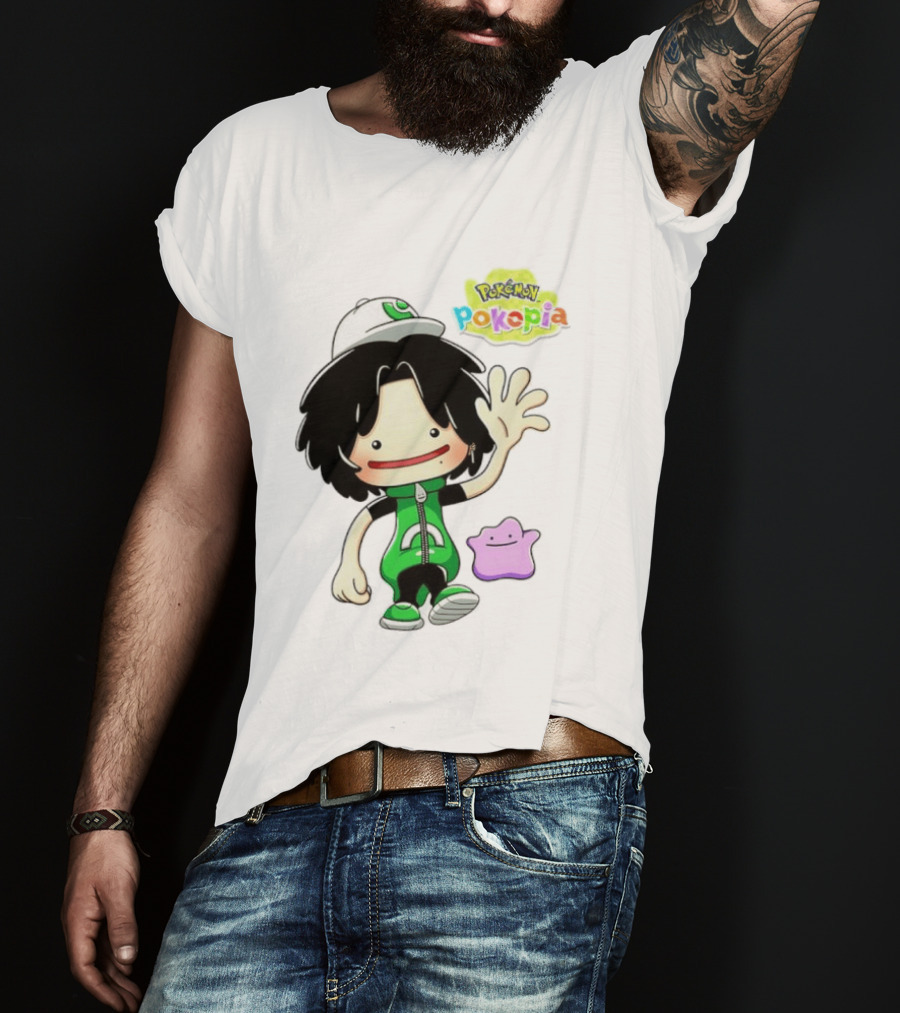 Pokemon Pokopia Cartoon Character With Ditto T-Shirt