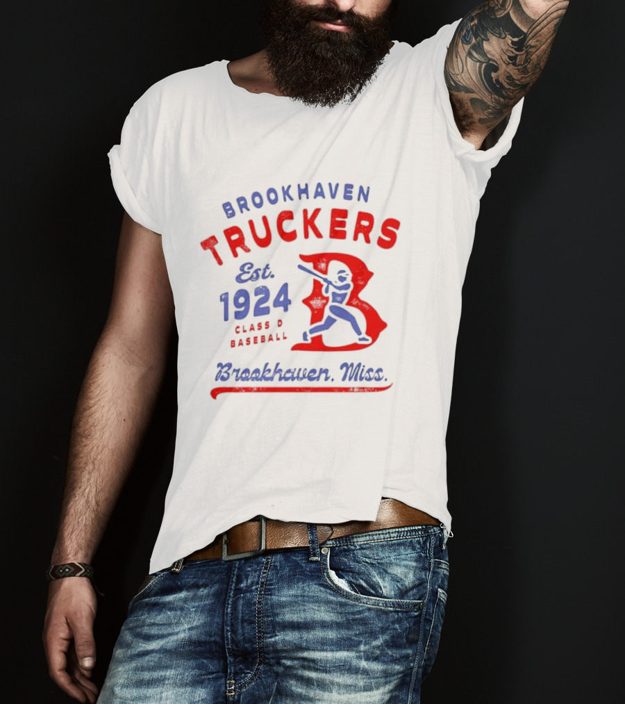 Brookhaven Truckers Est 1924 Class D Baseball Brookhaven Miss T-Shirt