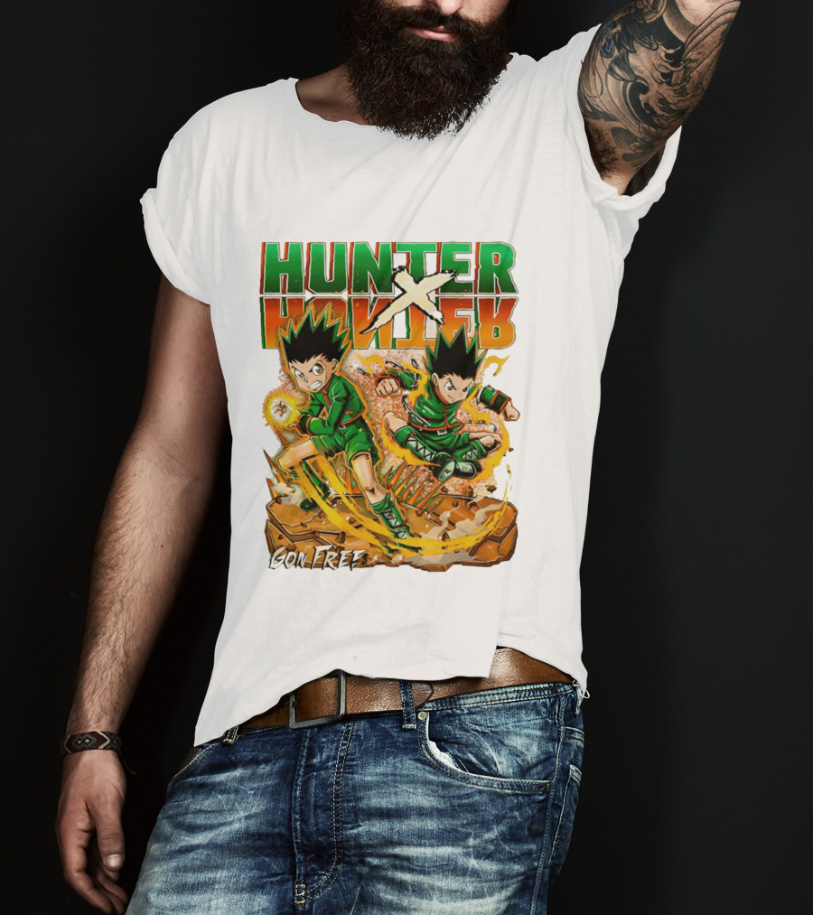 Hunter X Hunter Gon Freeces Energetic Battle Stance 2026 T-Shirt