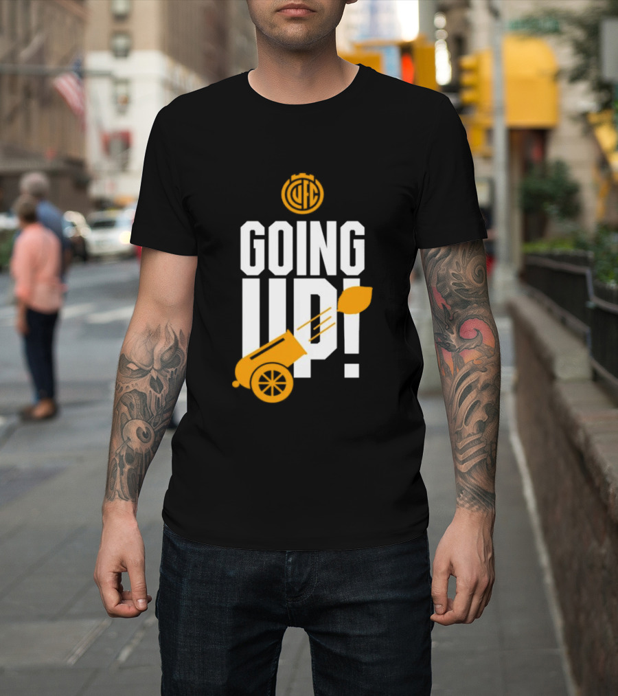Cambridge United FC Going Up 2026 Cannonball Celebration T-Shirt
