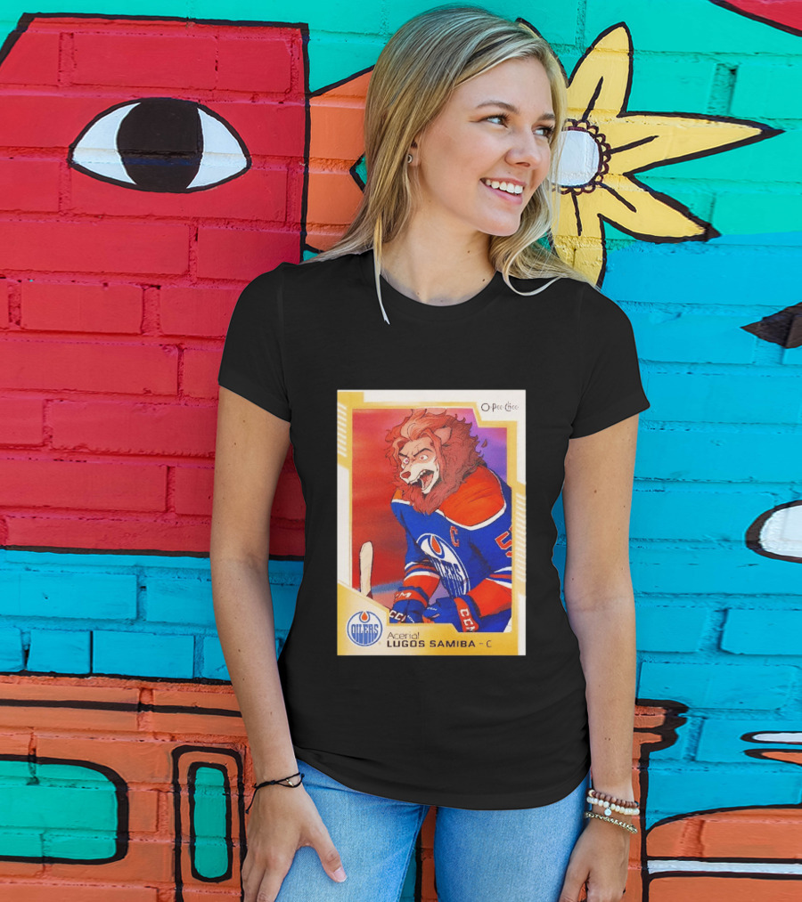 O Pee Chee Aceria Lugos Samiba C Edmonton Oilers T-Shirt