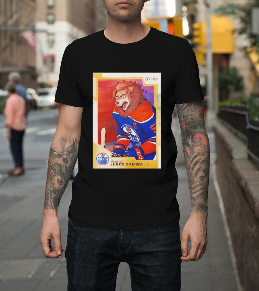 O Pee Chee Aceria Lugos Samiba C Edmonton Oilers T-Shirt