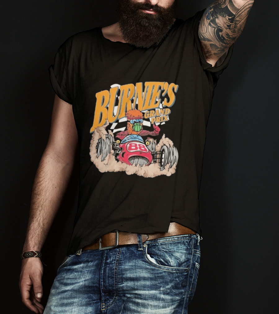 Burnie's Grand Prix Racing Miami Heat Court Culture 88 T-Shirt