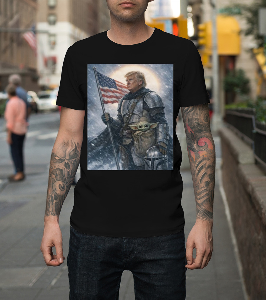 Happy Star Wars Day 2026 Donald Trump Grogu May The 4th Be With You The Mandalorian Star Wars Grogu T-Shirt