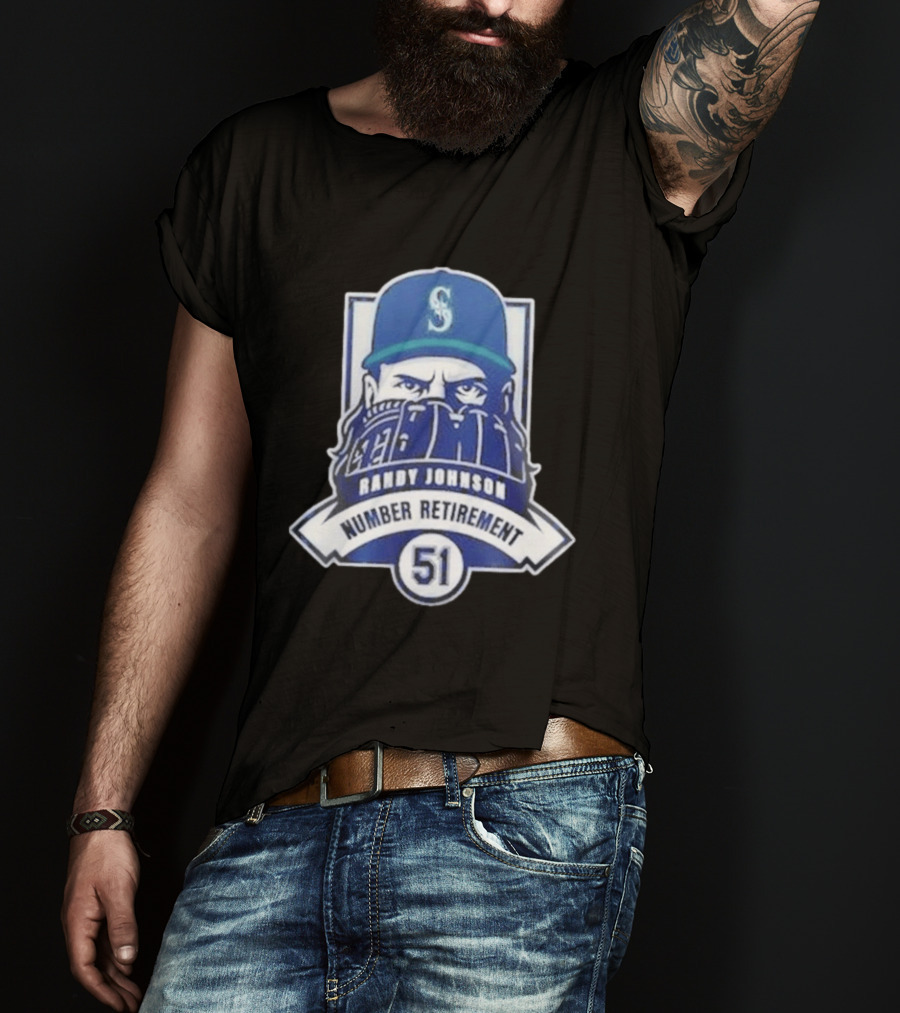 Seattle Mariners Randy Johnson 51 Number Retirement Event 2026 T-Shirt