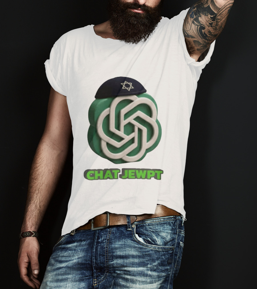 Chat JewPT Symbol With Star On Cap T-Shirt