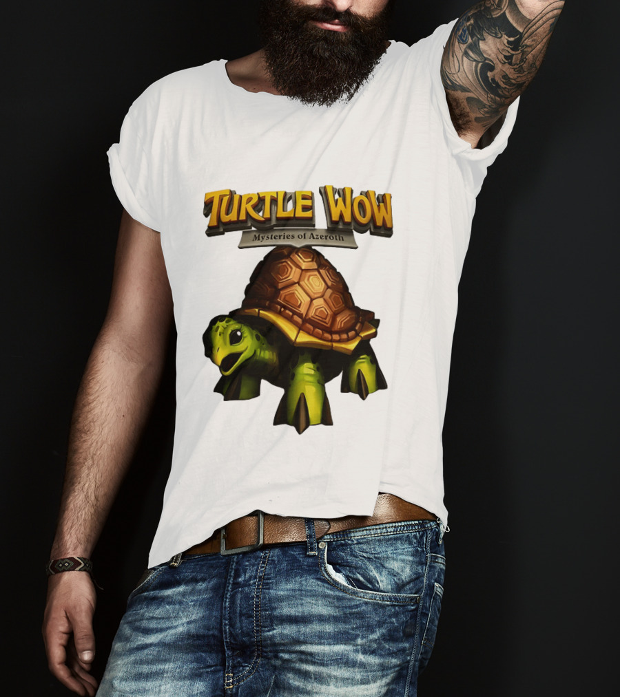 Turtle WoW Mysteries Of Azeroth Tortoise Adventure T-Shirt