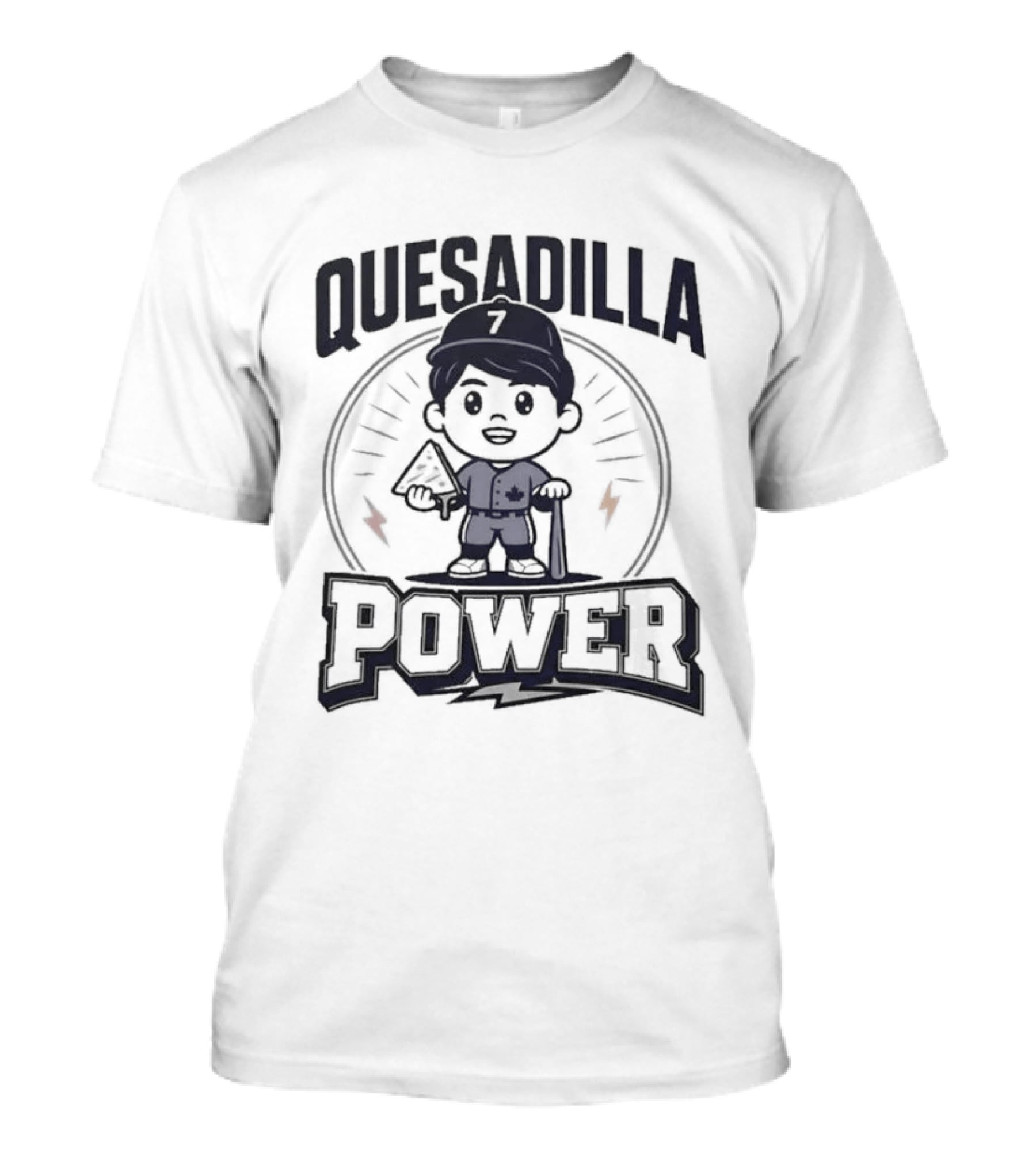 Quesadilla Power Kazuma Okamoto Chibi Toronto Blue Jays Baseball Fan T-Shirt