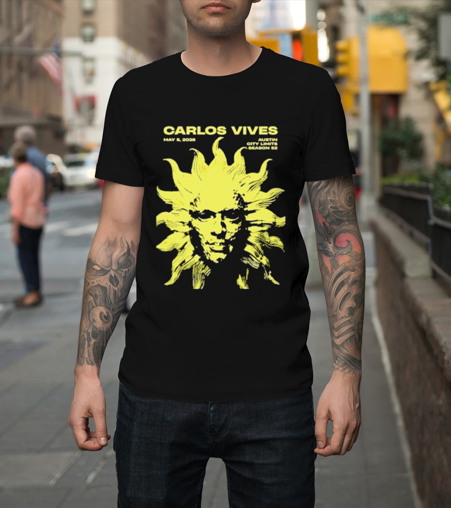 Carlos Vives May 6 2023 Austin City Limits Music Festival Austin TX Season 52 T-Shirt