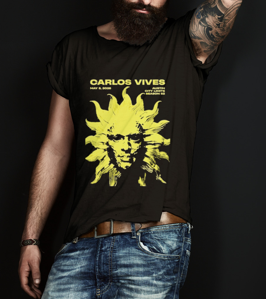 Carlos Vives May 6 2023 Austin City Limits Music Festival Austin TX Season 52 T-Shirt