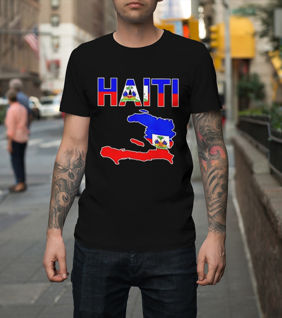 Haiti Flag Day 2026 Map Flag Haitian Pride Celebration T-Shirt