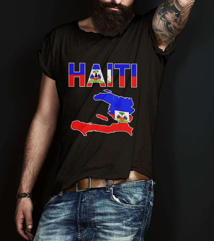 Haiti Flag Day 2026 Map Flag Haitian Pride Celebration T-Shirt