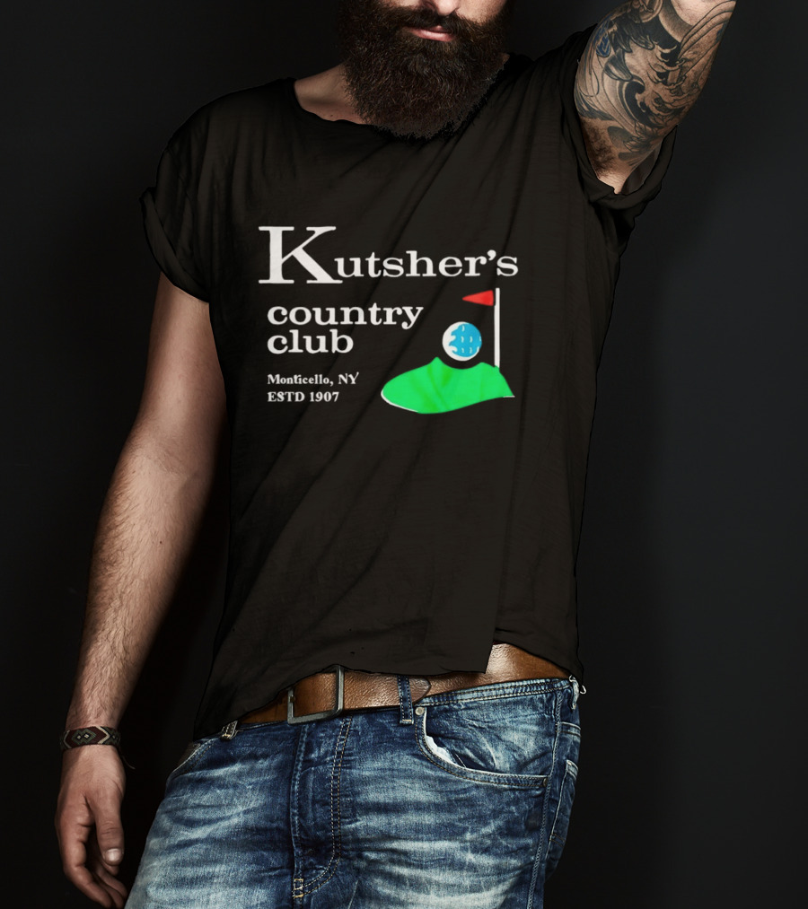 Kutsher's Country Club Monticello NY Established 1907 Retro Golf T-Shirt