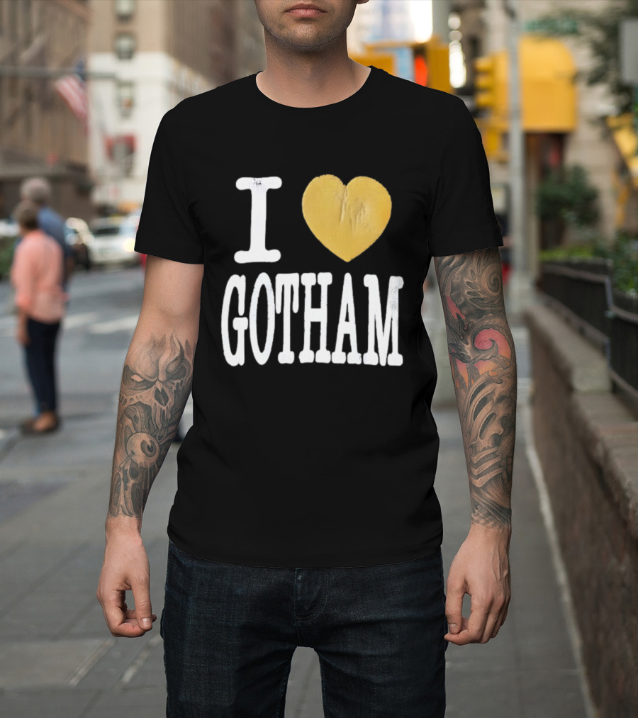 I Heart Gotham Golden Love T-Shirt