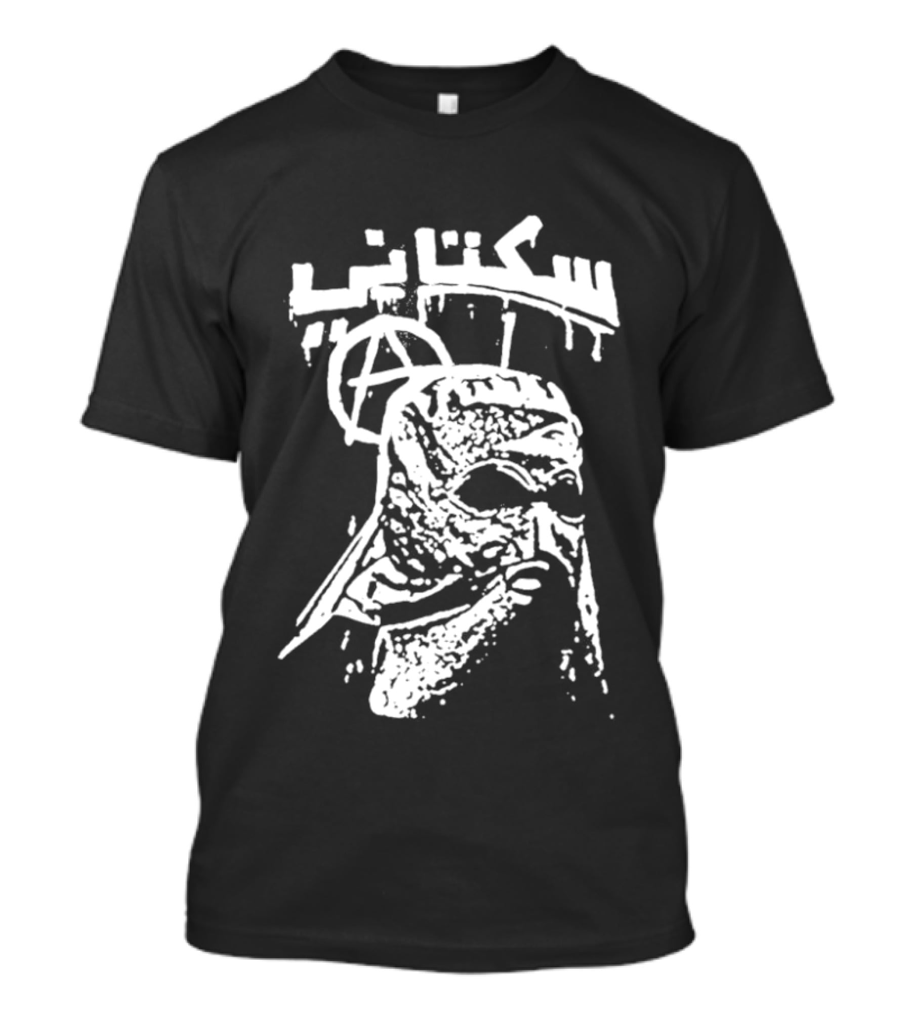 Sukatani Australian Tour 2026 Anarchy Symbol Masked Figure T-Shirt