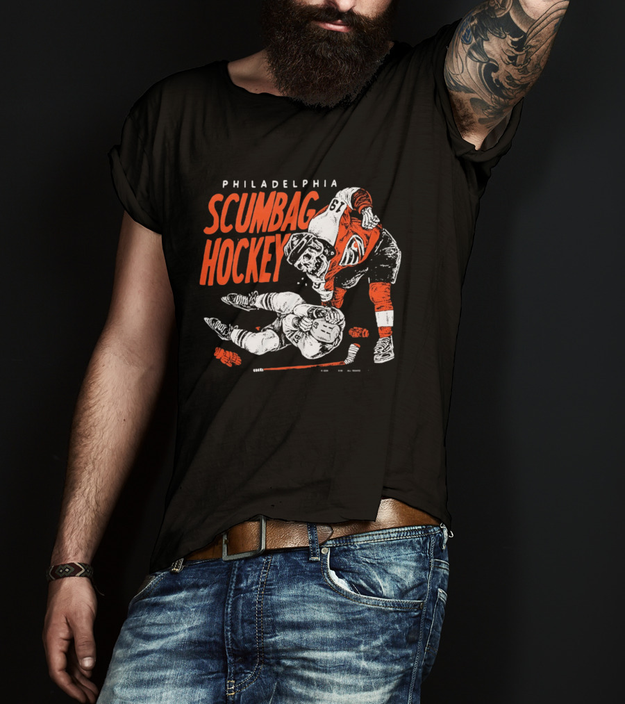 Philadelphia Scumbag Hockey Philadelphia Flyers T-Shirt