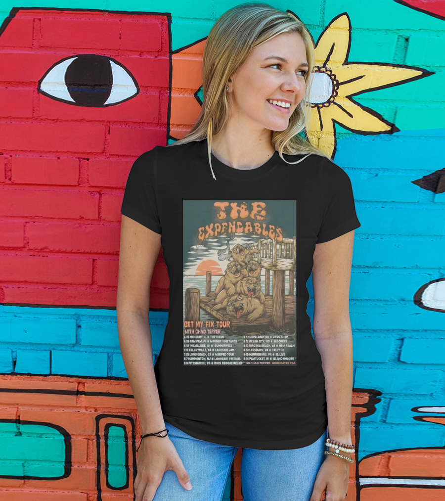 The Expendables Get My Fix Tour 2026 With Chad Tepper Locations And Dates T-Shirt