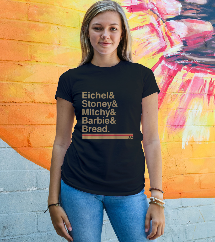 Vegas Hockey Eichel Stoney Mitchy Barbie Bread Ampersand List NHL T-Shirt
