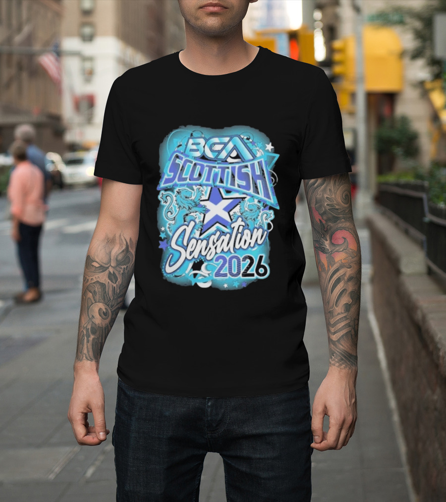 BCA Scottish Sensation 2026 Lions And Stars Competition T-Shirt